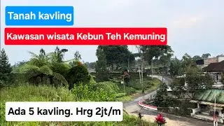 Tanah kavling dikawasan Wisata Kemuning, Karanganyar tersisa 5 kavling dengan hrg 2jt/m.