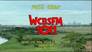 101.1 CBS-FM | WCBS-FM New York, New York Legal ID (6/8/2024)