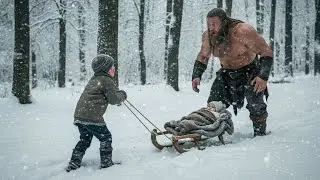 Little Boy Dragged His Baby Sister Through The Snow — Watch What Happened When Viking Found Them
