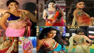 shriya saranhot saree images