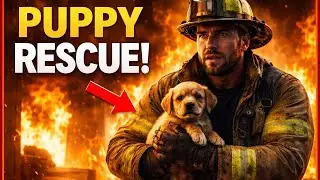 A Brave Man Rescues Abandoned Puppy in Fire - Heartbreaking Beautiful