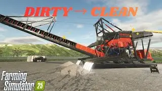 FS25 Gold Mining | Finally Cleaning the Wash Plant 💦