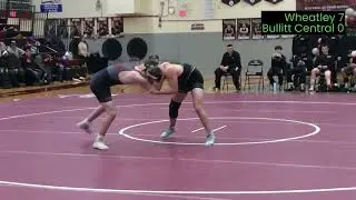 Joseph Wheatley vs Bullitt Central (1/22/2025) Bullitt Central Duals