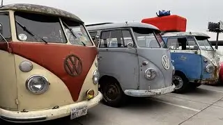 VW Bus Parade at Randy Croley Memorial