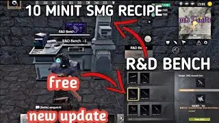 New R&D Bench Is Batter Than Drafting Table(New Update)|Last Day Rules Of Survival|LDRS  New Update