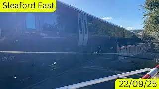 Sleaford East Level Crossing (22/09/25)