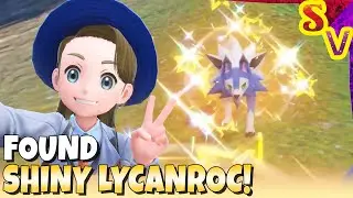 Shiny Lycanroc Found in Mass Outbreak! Pokemon Scarlet Shiny Only Run Highlight
