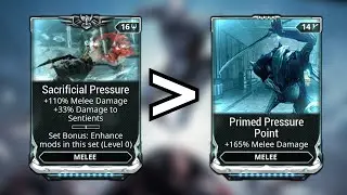 Warframe - Why Sacrificial Pressure is better than Primed Pressure Point
