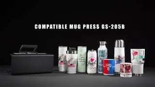 Heat Press Machine For Full printing of Different Sizes and Shapes of Stainless Tumbler GS-205B