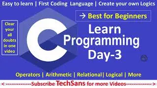 𝐃𝐚𝐲 𝟑-𝐎𝐩𝐞𝐫𝐚𝐭𝐨𝐫𝐬 Part-1 | Learn Operators | Assignment | Arithmetic | Relational Operators