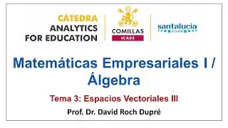 Tema 3: Espacios Vectoriales III