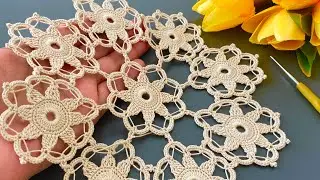 🌟Incredibly Beautiful Crochet Motif‼️Tutorial Video for Beginners