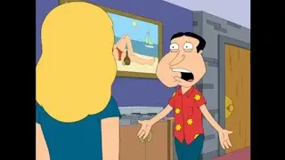 family guy - quagmire beats up brian - full uncensored scene