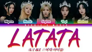 (G)I-DLE ((여자)아이들) - LATATA (OT5) [Color Coded Lyrics Han|Rom|Eng]