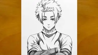 How to Draw SAE ITOSHI | Blue Lock Anime | Step by Step Pencil Sketch