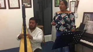Ave María Schubert, Arpa y voz soprano, Julio y Diana González