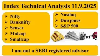 30. Nifty Banknifty Sensex Midcap Small Cap Index Dowjones Nasdaq S&p 500 Gold Silver Crude Oil #TCT