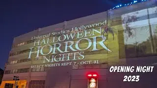 Halloween Horror Nights Hollywood 2023 | Opening Day Highlights