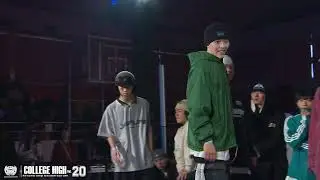 HipHop Best8-3 萬能科大 vs 臺灣大學｜241208 College High Vol.20 世界大學街舞高峰會 Stage4