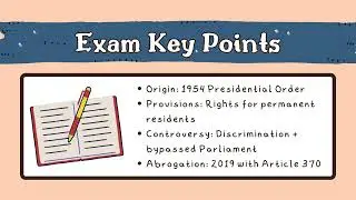 Article 35A & Article 370 Explained | Jammu & Kashmir History to Abrogation | UPSC Polity | EXAM IQ