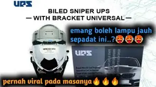 Review lampu biled UPS sniper || UPS 98k max by AES