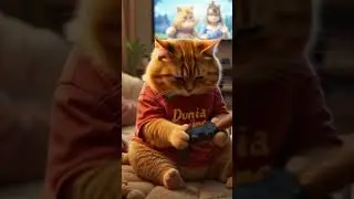Kucing Gemoy Auto Pro Gamer! 🎮😂 #DuniaKucing
