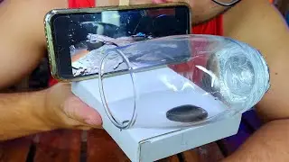 Transforme seu celular numa tela de cinema usando um copo de vidro!