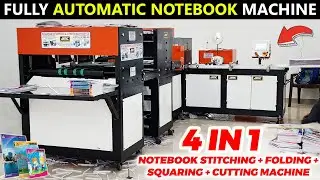 Fully Automatic Notebook Making Machine, Notebook Making Machine Price, Notebook Manufacturing