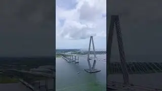 Cinematic Drone Shot of Ravenel Bridge | DJI Mini 3 Pro 4K
