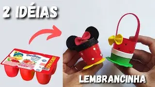 2 IDÉIAS GENIAIS COM COPO DE DANONINHO