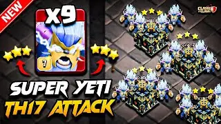 Th17 SUPER YETI Attack Clash of Clans | Best TH17 Attack Strategy With SUPER YETI (Town Hall 17) COC