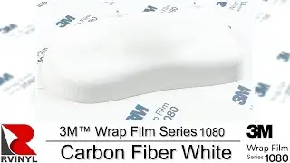 3M&trade; Wrap Film Series 1080 - Carbon Fiber White CF10 Vinyl