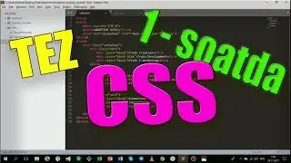 1 soat ichida CSS ni o`rganish