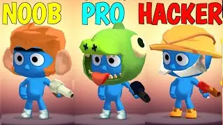 NOOB vs PRO vs HACKER in Shoot N Loot / gameplay all levels shoot N loot