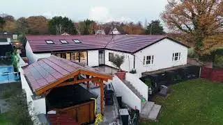 6kW Red Solar Tile Roof Installation | SolarTyle | Langdon Hills, Essex