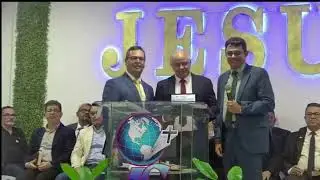 Momento das homenagens Diretoria Nacional ICB 2025