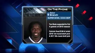 Deion Branch: Tom Brady is not a cheater