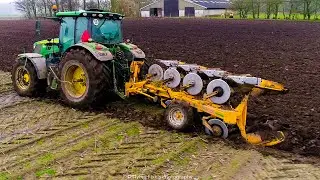 Ploegen / Ploughing / Pfl&uuml;gen / John Deere / Rumptstad RPV / Plowing / Agriculture / Landbouw