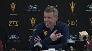WVU Mens Basketball Ross Hodge Arizona State Postgame 1/22/26