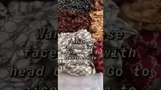 Designer face mask with head band