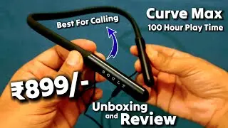 Boult Audio Curve Max Bluetooth Earphones with 100h Playtime Review || Best Neckband Under 900 Rp
