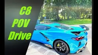 POV Drive | Letting My Salesman Drive My 2021 C8 Corvette (Rapid Blue) | 2022 C8 Orders For MSRP!