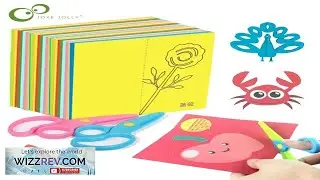 96 Sheets Paper Cut Set Paper Cutting Scissor Skills Activity Cutting Book Kids