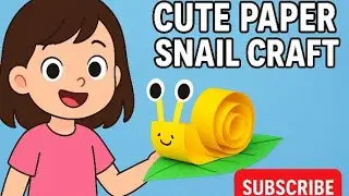 Cute Paper Snail Craft for Kids | Easy DIY Animal Craft | Study & Stuff Hub#trending #shortsviral 