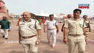 Second Day Of Panchuka: Senior Police Officers Review Security At Shree Jagannath Temple