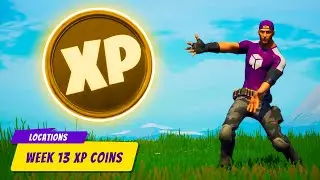 Gold XP Coins In Week 13 - Chapter 2 Season 5 | FORTNITE XP COINS