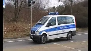 FuStW + Sicherheitsmobil Stadtpolizei Frankfurt (Zusammenschnitt)