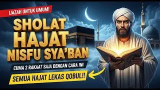 IJAZAH SHOLAT SUNAT HAJAT MALAM NISFU SYABAN! Cuma 2 Rakaat Hajat Apapun Terkabul, Nisfu Syaban 2026