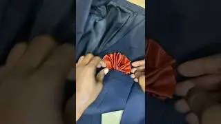 How to fold The Fan Pocket Square under 35 seconds #shorts