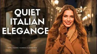 Элегантный зимний стиль 🇮🇹 Прогулка по Флоренции на Рождество